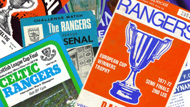 rangers fc memorabilia
